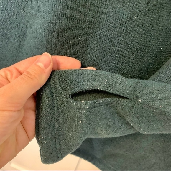 TEAL fleece  hoodie - Picture 2 of 4